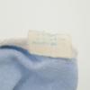 Vintage 80s Short Sleeve Pile Ground Cut Light Blue Women Used
