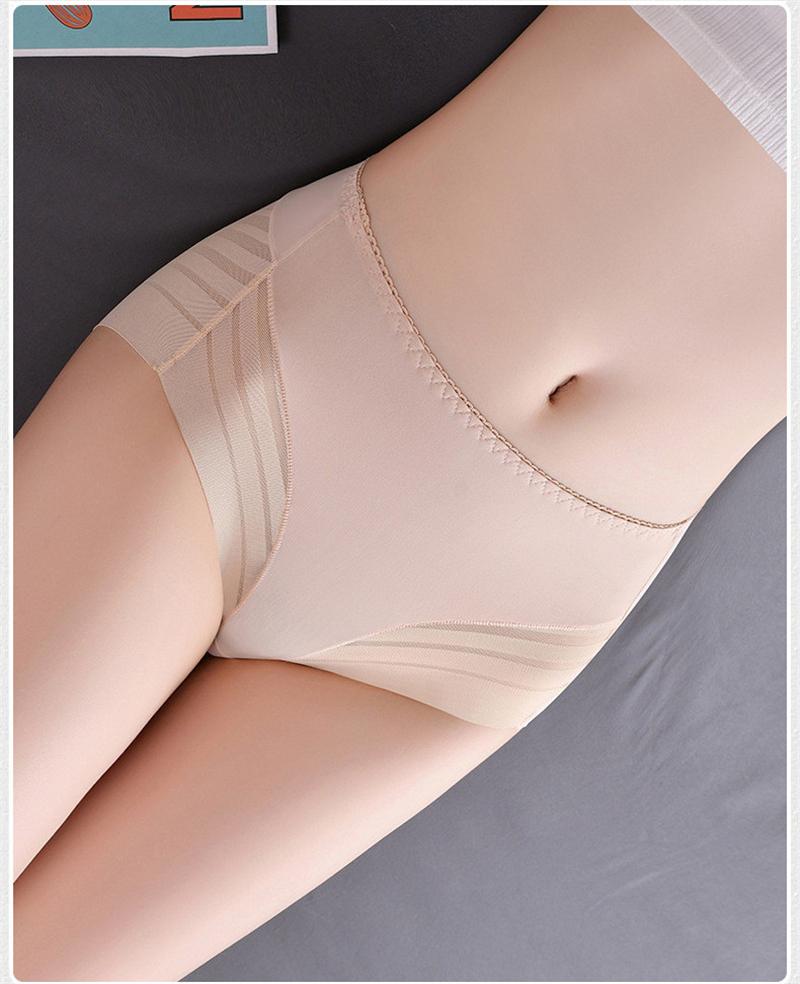 Lace sexy underwear women's high waist lenceria para damas plus size tanga seamless hollow lenceria cotton crotch panties briefs