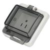 IP66 Waterproof US Standard Socket Sturdy No Deformation Electrical Socket 127V 15A
