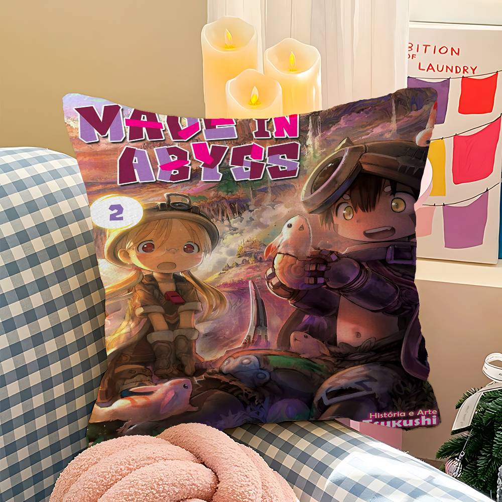 Made In Abyss Anime Cushion Cover Decorative Pillow Sofa Home Decor Case Pillow Cases