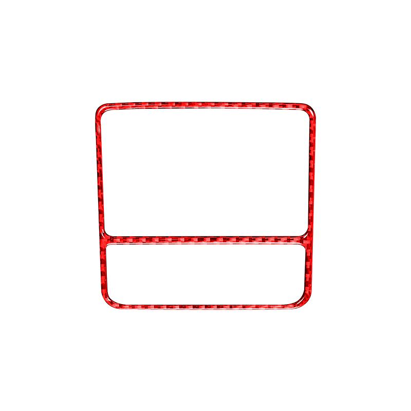 For Volkswagen Golf 8 MK8 2020 2021 Auto Back Air Vent Decoration Frame Cover Sticker Trim Carbon Fiber Car Interior Accessories