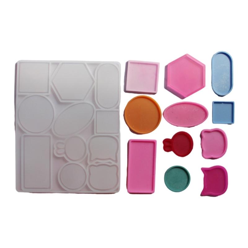 

Food Grade Safe Silicone Toy Tray Mold for DIY Resin Projects Crafting Tray Silicone Mold Easy to Clean and Reusable 1