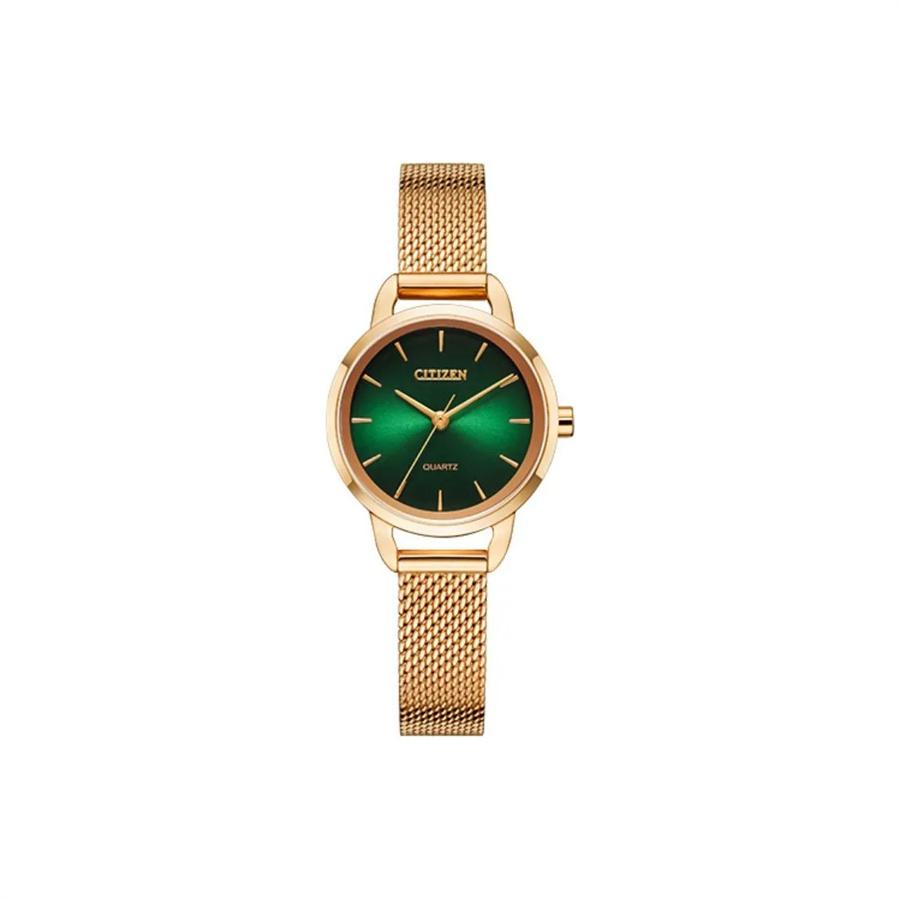 

Citizen Quartz Green Dial Ladies Watch EQ3003-50W зелений