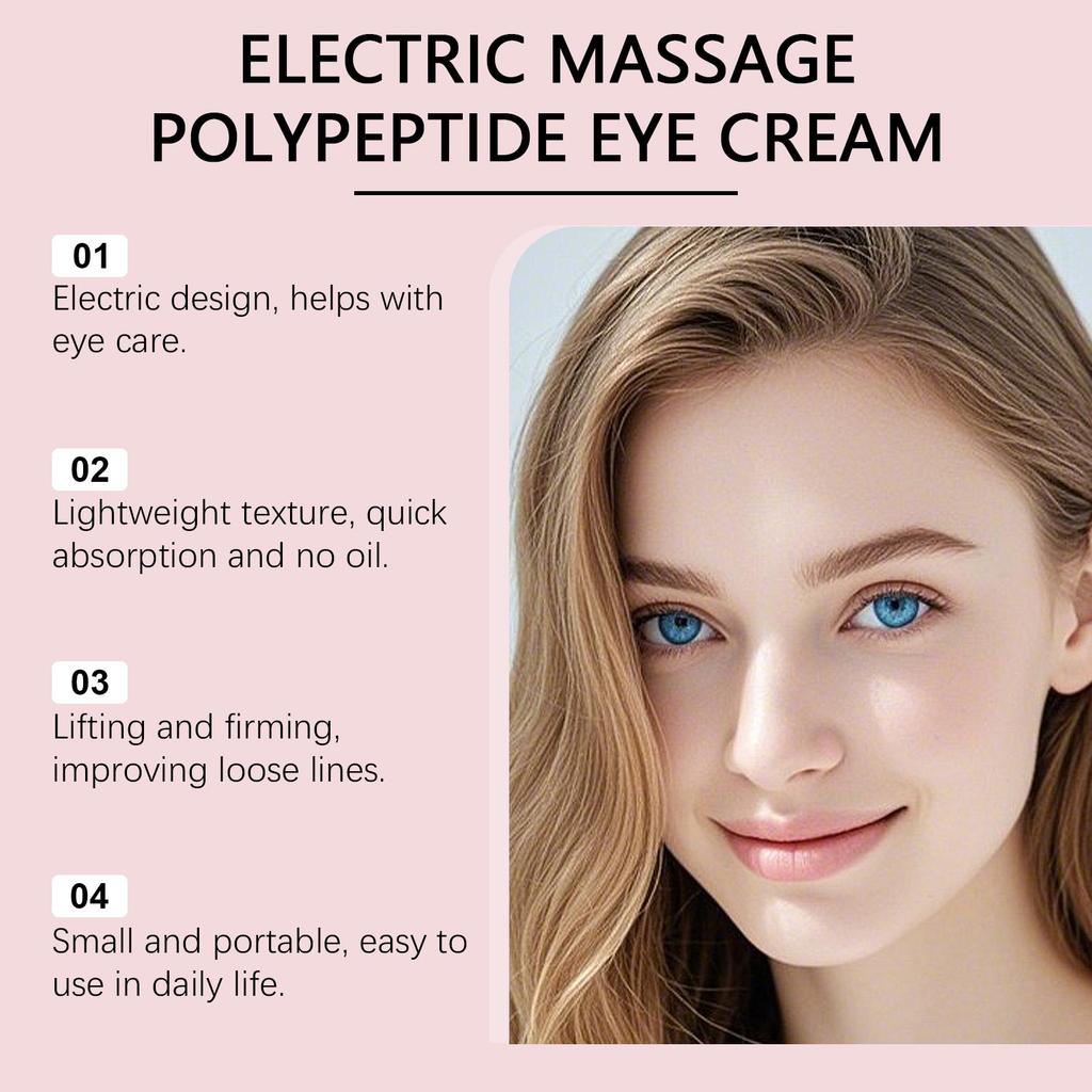 Electric Firming Eye Cream Lifting and Surfacing Eye Skin Moisturizing Elasticity Electric Eye Massage Cream