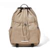 BOSTANTEN Lightweight Drawstring Backpack, Sports, Hiking Bag, Large Capacity, Outdoor Cycling Backpack, Khaki Color