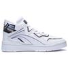 Li Ning Mid Prm Leather Slip Resistant, Abrasion Resistant, Lightweight Mid top Skateboard Shoes Men's Standard White AGCS151-1