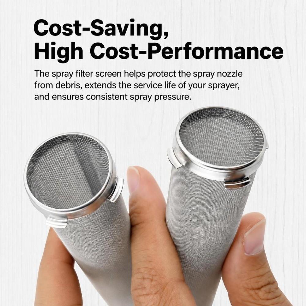 Dual-Layer Airless Spray Pump Filter 30/60/100/150/200 Mesh Paint Sprayer Filter