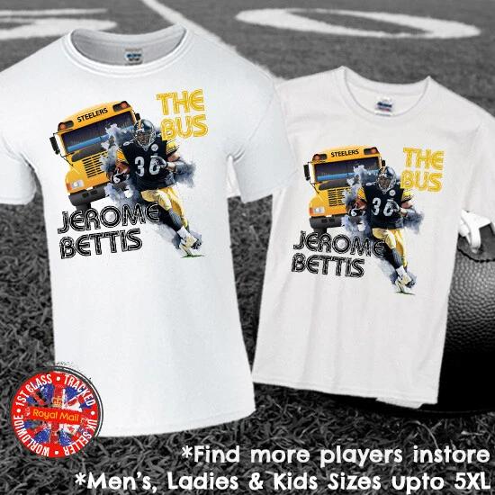 Jerome Bettis The Bus T-shirt Mens Ladies Kids S