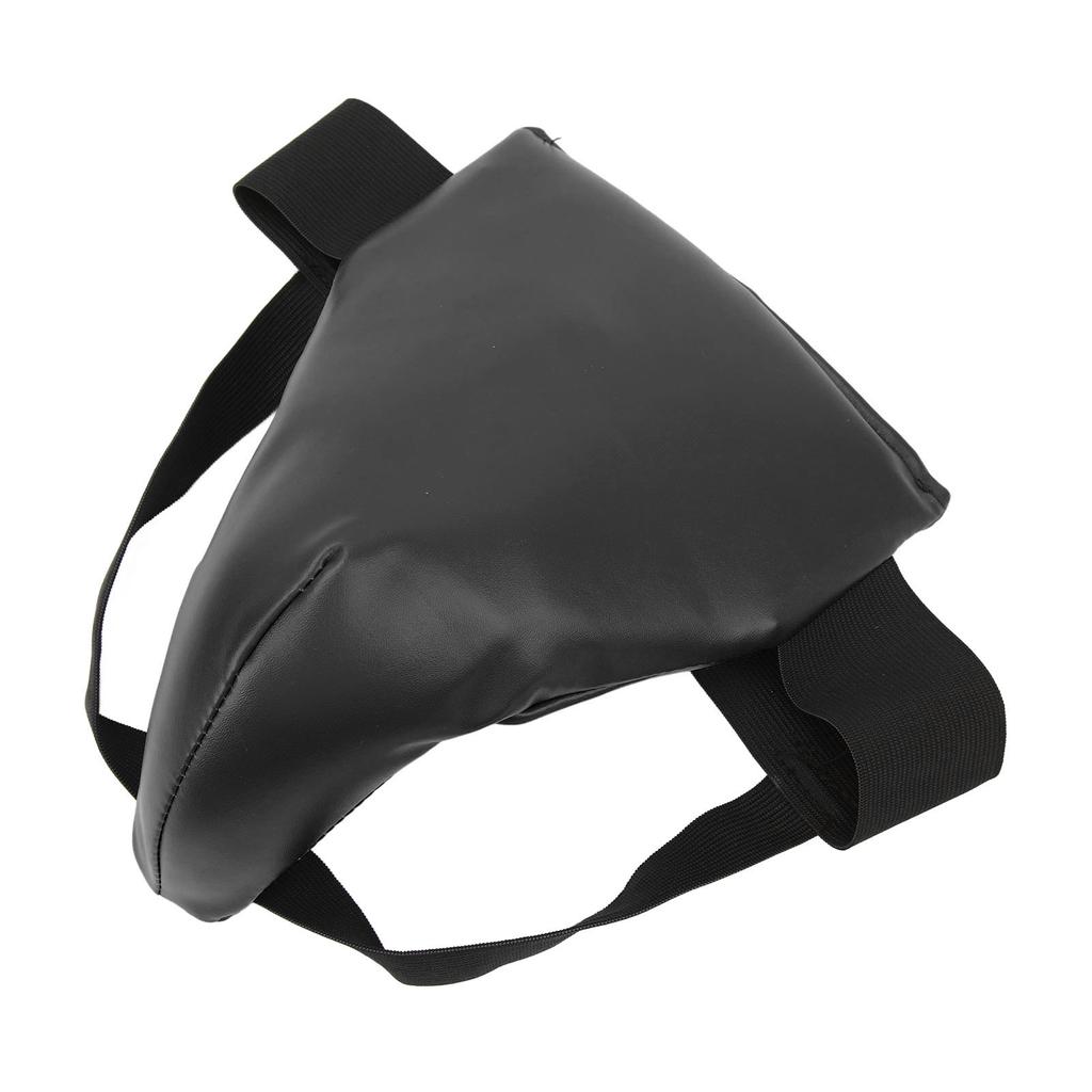 Tiefschutz fürs Boxen, PU, stoßfest, Schutz für das Boxtraining, Tiefschutz, Schwarz, S