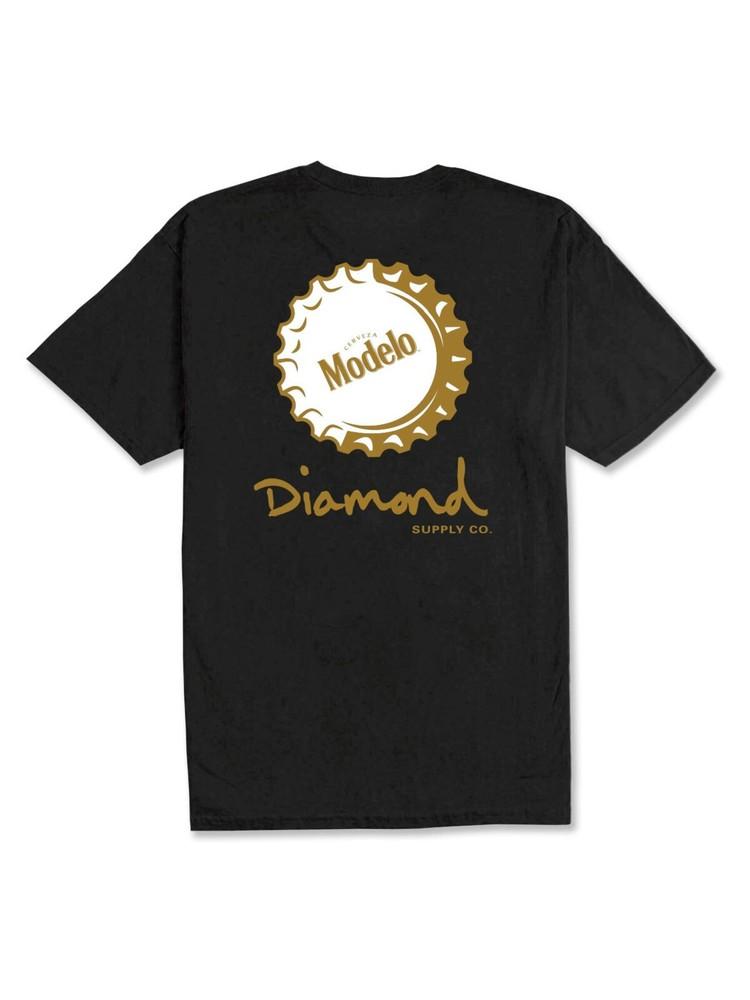 Black Diamond Supply x Modelo Bottle Cap Tee Unisex T-Shirt M