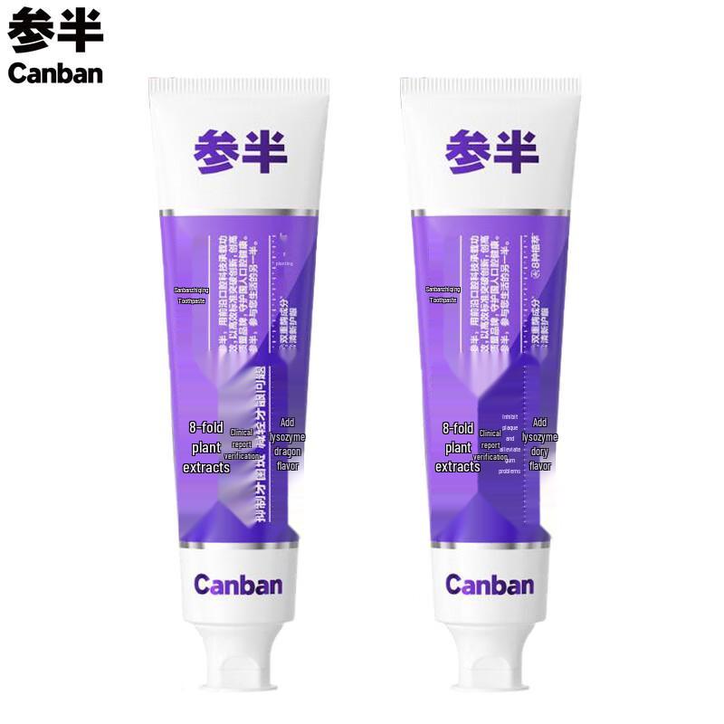 Canban Plant Clear Fluoride Eucalyptus Toothpaste Twin Pack