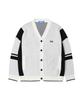 Ucla Men'S Sporty Color Block Oversized Cardigan [Ivory](Ua1Gd01_22)