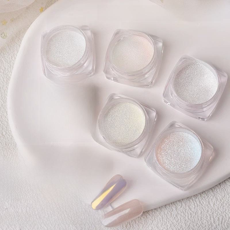 

Новинка 2023 года, прозрачная пудра с блестками для ногтей Ice - Интернет-знаменитости, нейл-арт, специальная пудра Moonlight Fairy Aurora - пудра Super Flash Magic Mirror
