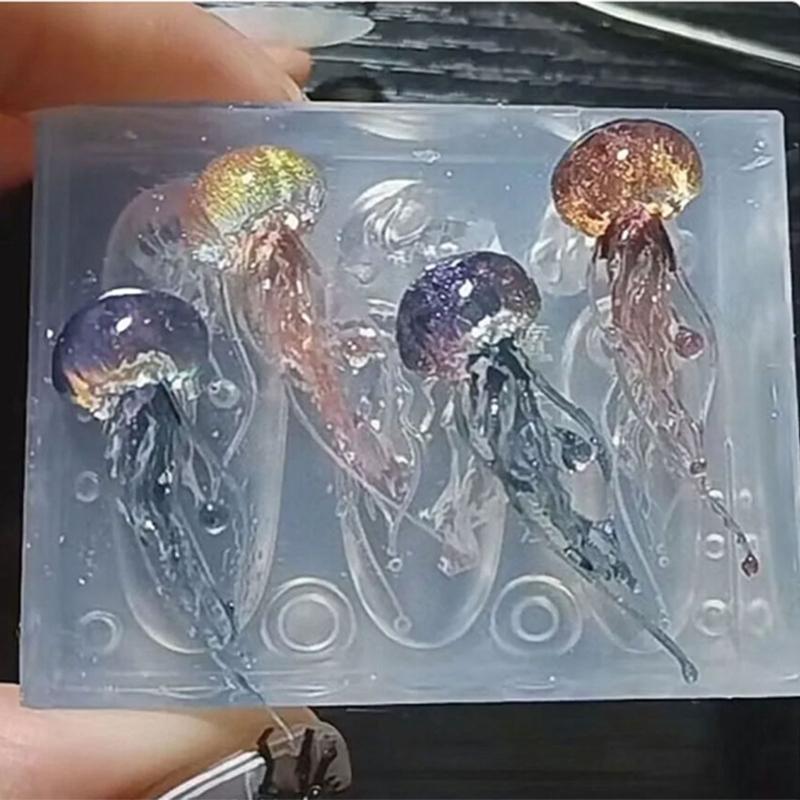 Kreative manet neglekunstformer Silikon dråpeform Negldekorasjonsformer Unike manikyrformer Silikon