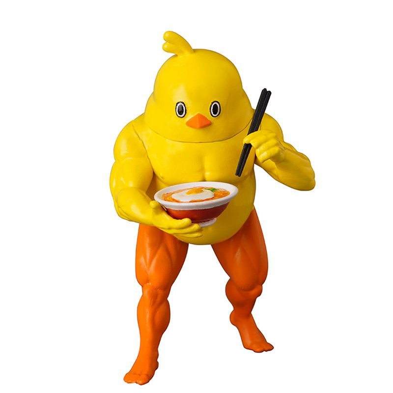 Muscle Birds Series Capsule Gashapon Toys Birds Swallow Shoebill Chick Woodpecker Ostrich Action Figure Ornament Toys