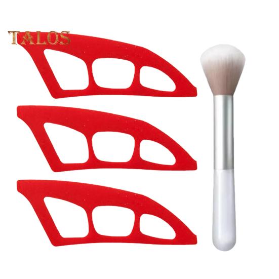 1/2/3/4Pcs Silicone Eyeshadow Stencil Tool Reusable Beginner Eyeshadow Assistant Guide Helper Shaper Mapping Template Women Quick Eye Makeup Tools
