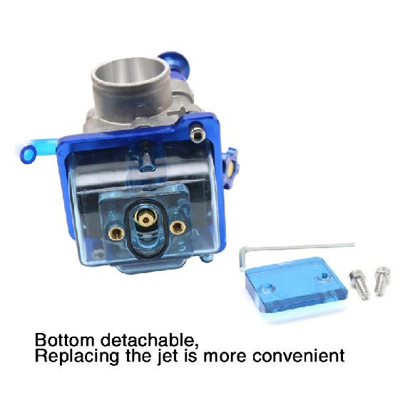 ZSDTRP For PWK 21 24 26 28 30 32 34mm Motorcycle Carburetor Float Chamber Clear Bottom Float Bowl Oil Cup Detachable Bottom