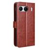For OnePlus Nord 4 Case Crazy Horse Texture PU Leather Phone Wallet Cover