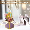 Beautiful Eye-catching Lightweight Wishes Greeting Card Three-dimensional Box Birthday Greeting Card Home Supply