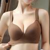 Gathering Bra Women's Adjustable Secondary Lactation Bra Outward-expanding Upper Support Thin Bra Seamless Bra