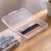 Transparent Pencil Case Minimalist Style Pencil Box Student Sketching Supplies Plastic Pen Case School Stationery
