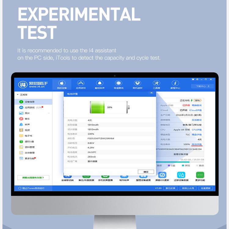 NOHON For iPhone 6 6S 6SPlus7 8 iPhone6 iPhone7 iPhone8 Replacement Battery Original Capacity Free Tools