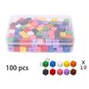 Linking Cubes Montessori Math Toys Number Blocks Learning Decimal Counter Teaching Aids Sensory Educational Toy for Children