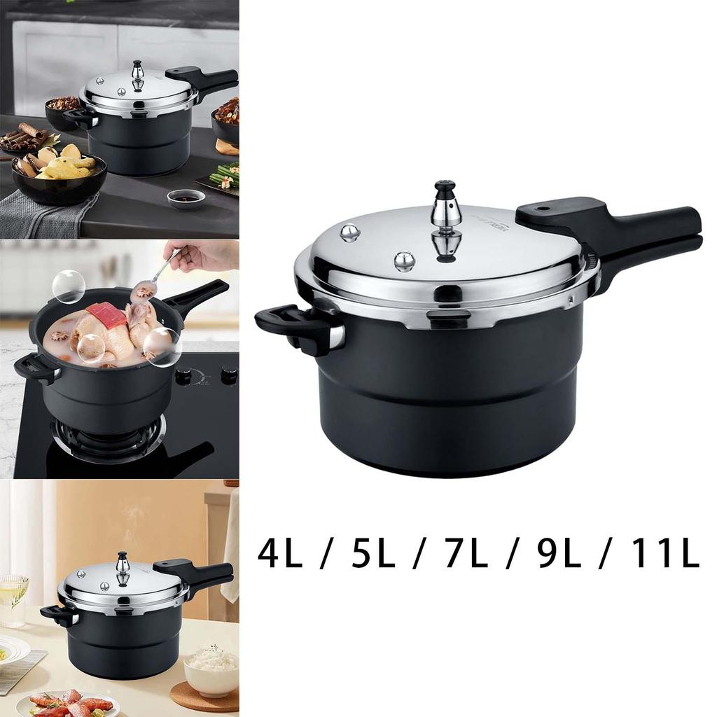 Cook Stainless Steel Pressure Pot for Gas And Induction Stoves - Easy Meal Prep Solution