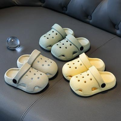 Closed-Toe & Heel-Cover Kids' Clogs | Soft, Anti-Slip Indoor & Outdoor Sandals for Older Boys & Girls