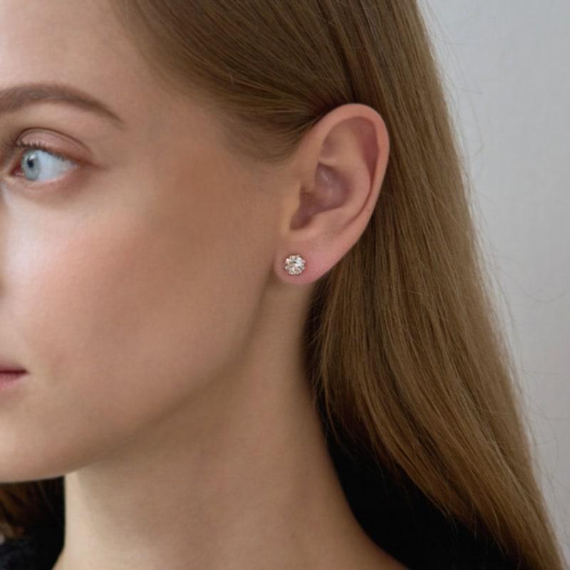 Cercei ELLE Jewelry umpluți cu aur de 14K ELGPEE470