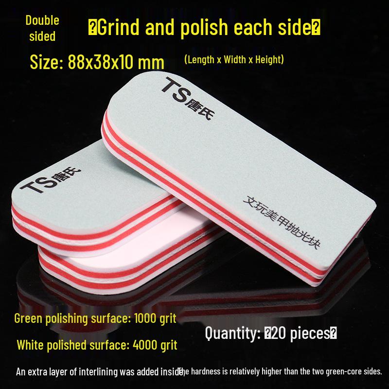 Wenwan Double-Sided Polishing Block: Mirror Finish Sponge Sandpaper Tool for Vajra and Bodhi