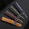 High Quality Genuine Leather Watch Strap 18mm 20mm 22mm 24mm Men Women Watchband Breathable Black Brown Blue Leather Watch Band