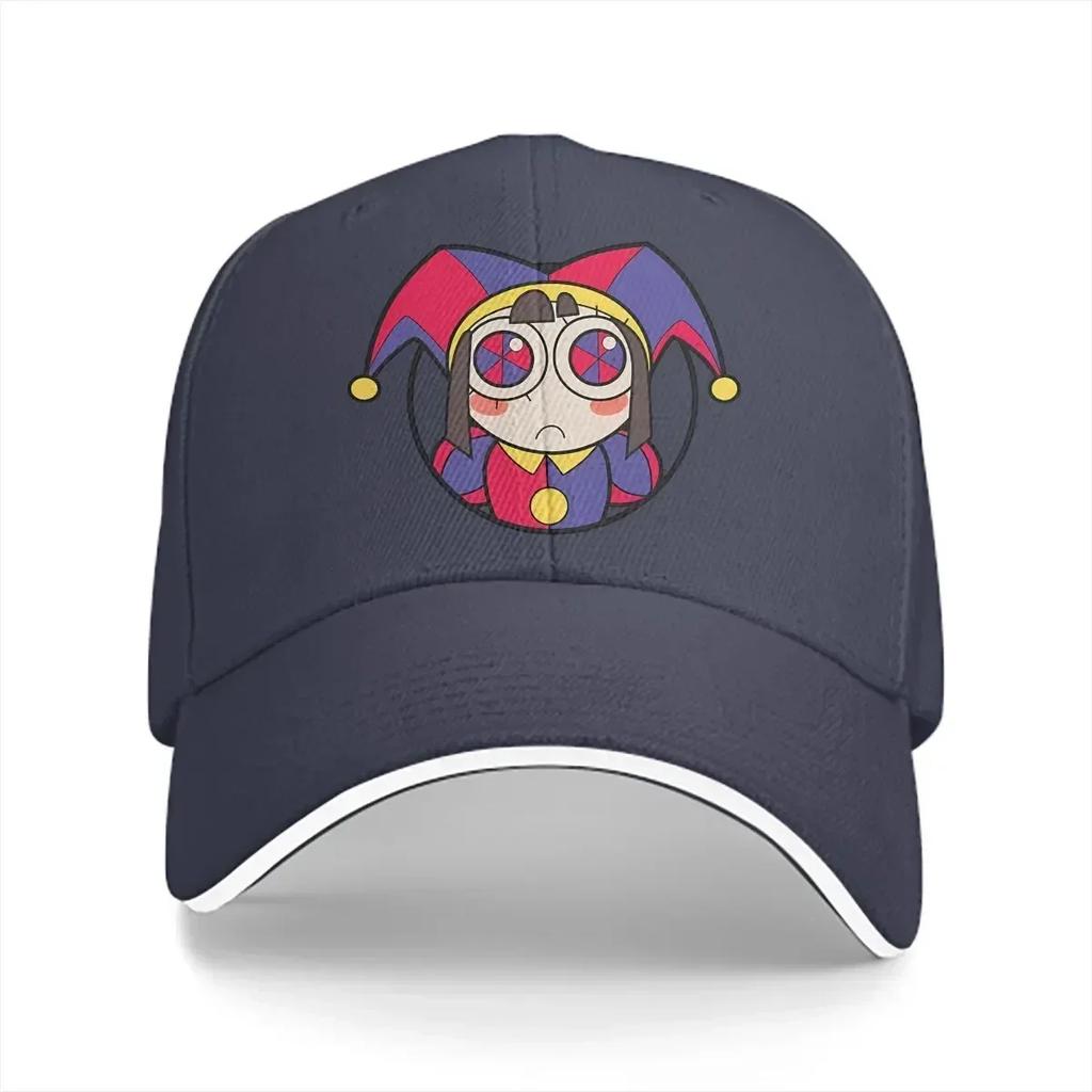 Pomni porta Cappellino da Baseball Uomo Cappelli Donna Visiera Protezione Snapback The Amazing Digital Circus Cappellini