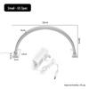 Half-Moon Adjustable Multi-Color Desktop Lamp for Eye Protection, Nail Art, Rhinestones, Beauty, Tattooing, and Eyelash Extensions.