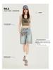 Women's 2025 Summer Loose Slimming Korean Style Denim Shorts - Trendy Casual Versatile Fashion