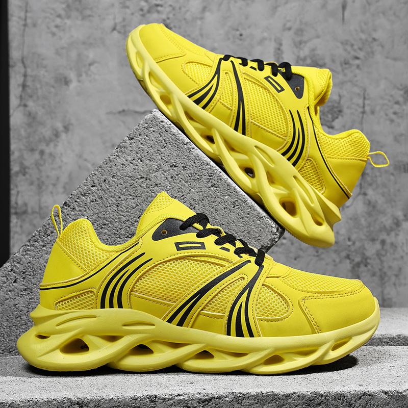 Spring New Men'S Low Cut Fashionable Sports Shoes Outdoor Lightweight And Breathable Casual Shoes Creative Design Walking Shoes