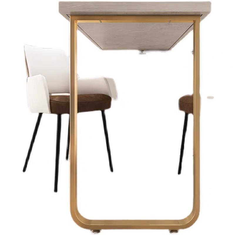 Light Luxury Iron Art Metal Paint Bar Leg Support Hanging Desk Foot Accessories Island Table Support Leg Dressing Table Foot