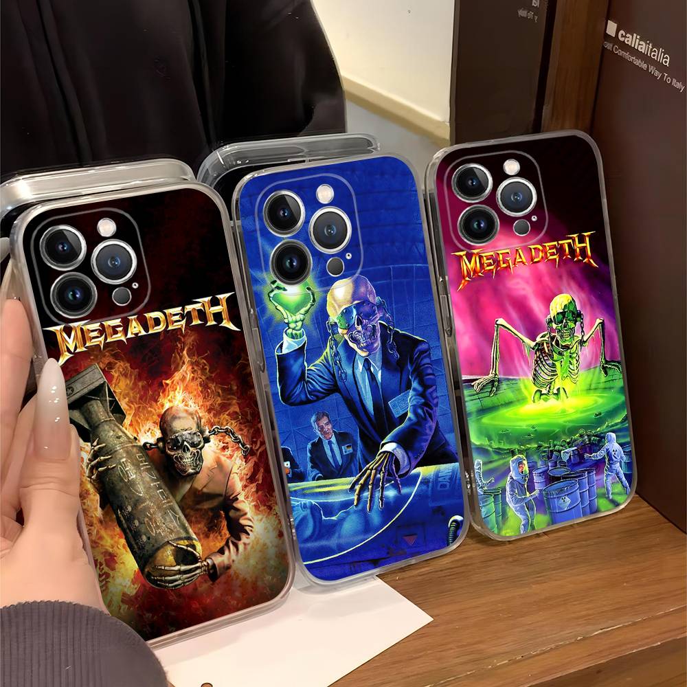 Rock Band Megadeths For IPhone 17 Air 16 Pro Max 15 14 13 12 11 Plus Phone Case