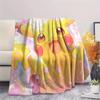 Pikachu Pokémon pattern Flannel Blanket, High quality Comfortable for All Seasons, Home Decor, Warmth and Comfort, Perfect for Gifts.