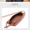 Woven Leather Crossbody Bag Women Small Pillow Shape Shoulder With Phone Pocket