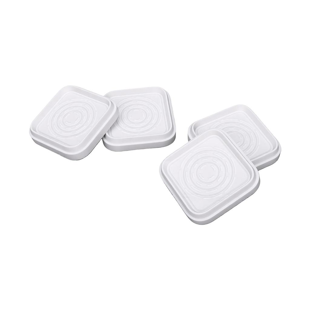 4PCS Bed Risers and Furniture Risers Adjustable Raising Blocks Universal for Washing Machines Refrigerators Silent Type