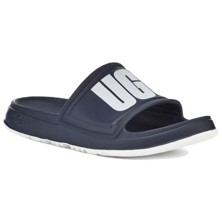 Ugg Wilcox Trendy Logo Slide Sandals Men Sandals Blue 1108042-DSPP
