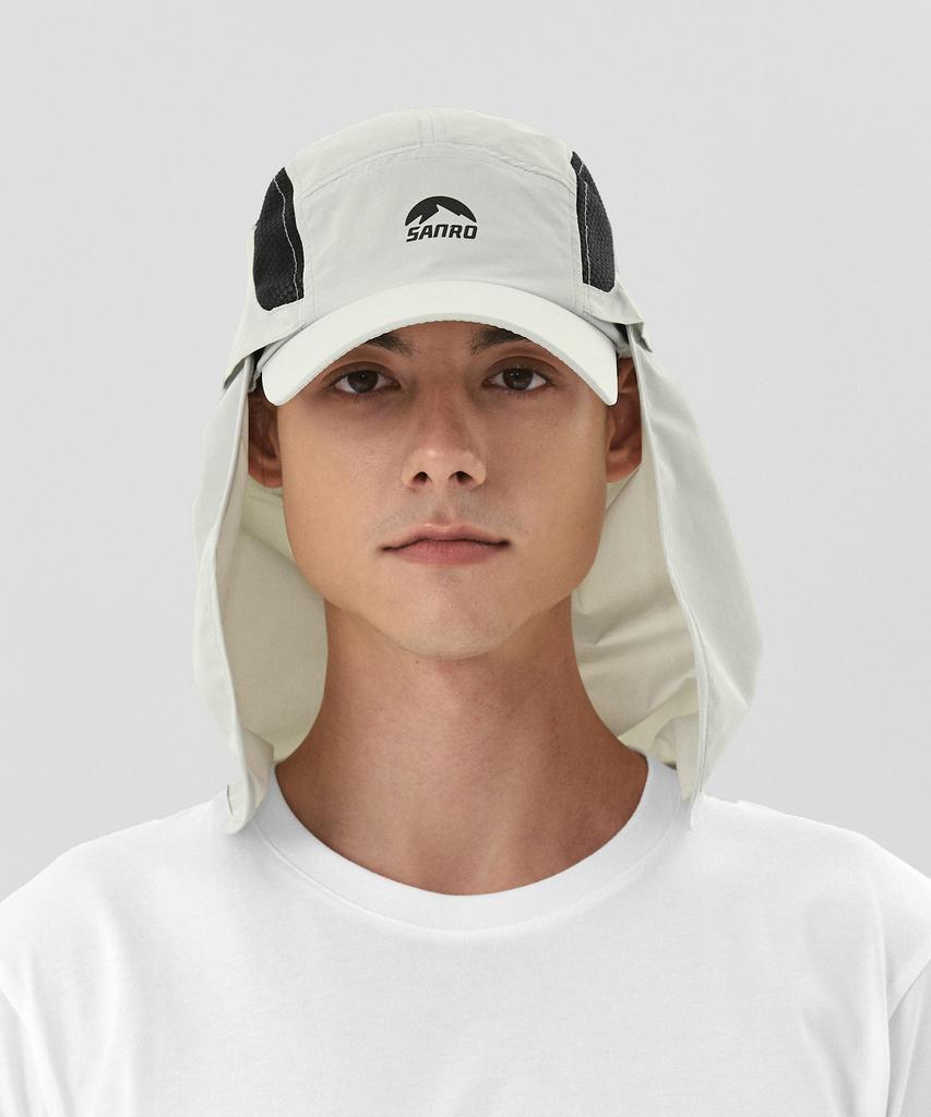 Sanlo [Unisex] Sunshade Nylon Ball Cap - Light Grey