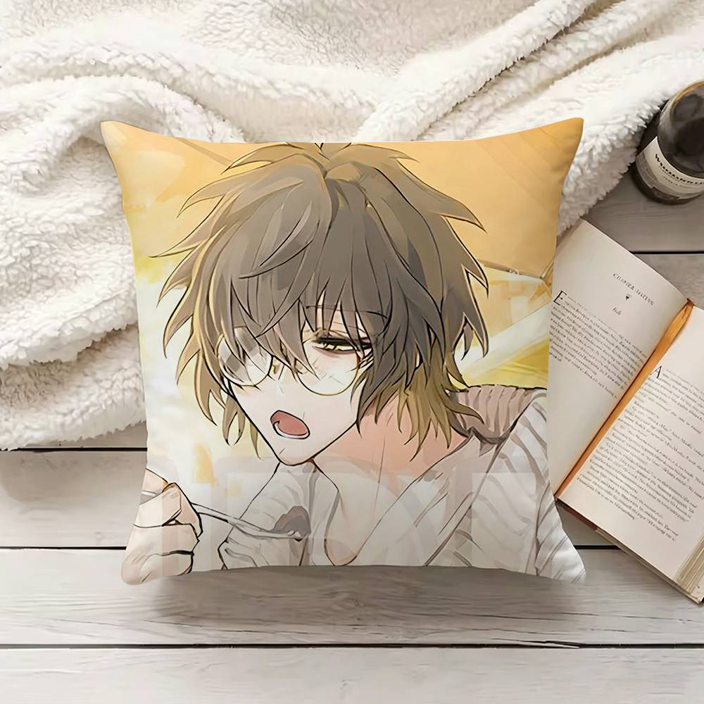 SSlow DDamage Anime Various Sizes Square Pillow Case For Car Home Bedchamber Decor