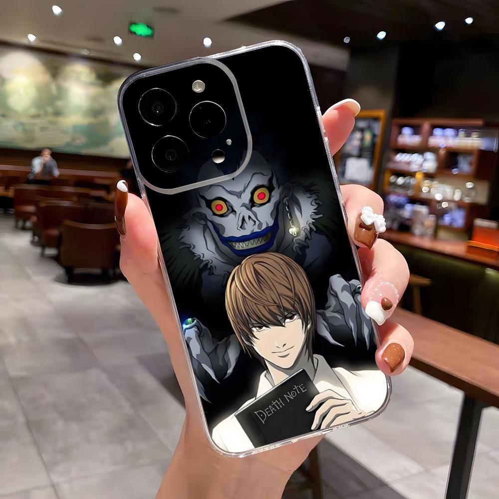 

Death Note Yagami Light L Lawliet Phone Case For IPhone 17 Air 16 E 15 14 13 12 Mini 11 Pro Max Anti Transparent Drop Cover iPhone 12 mini