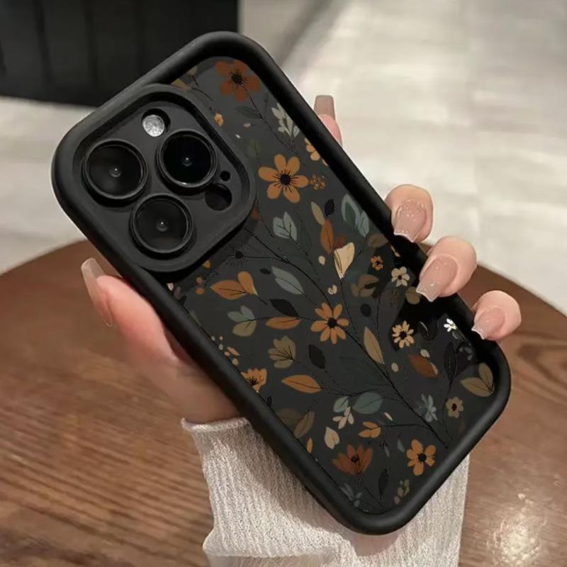 Heavenly Cross Flower Trendy Apple Phone Case for iPhone 17/16/15Pro/14ProMax
