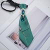 Crystal Bow Tie Choker Shirt Tie Y2K Pre-tied Tie  Women