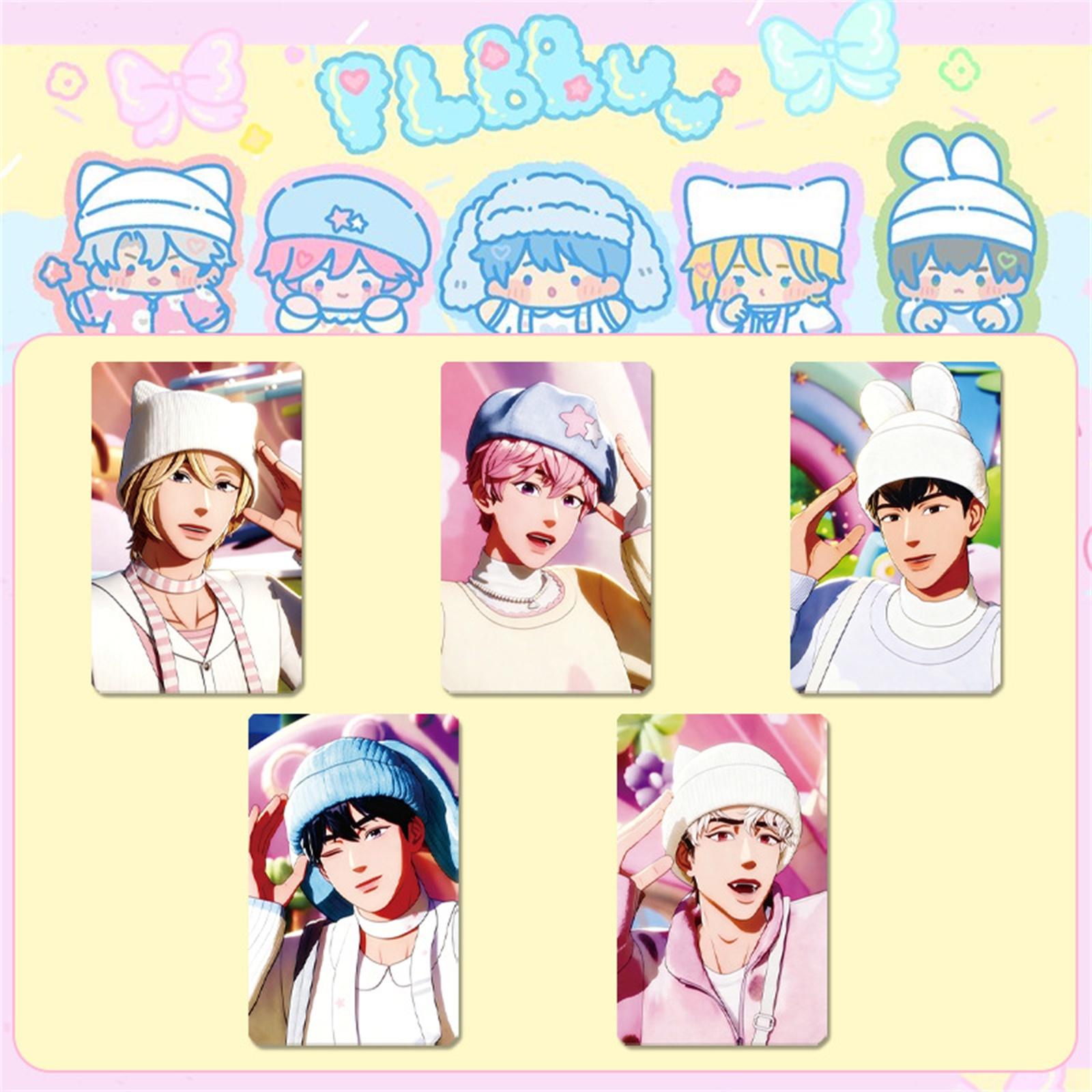 

5-piece Postcard Set, Album Cards One Size