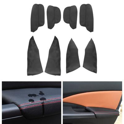 Interiér auta Kožený panel kľučky dverí z mikrovlákna / Obloženie krytu stredovej lakťovej opierky pre Honda CRV 2012 2013 2014 2015 2016