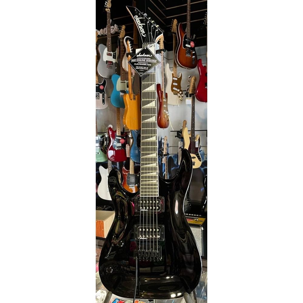 Jackson JS Series Dinky Arch Top JS22 DKA LH Gloss Black Electric Guitar